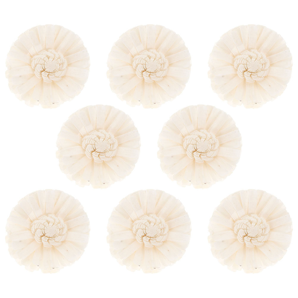 Home Fragrance Usa - 8 stuks vlamloze chrysantbloemdiffuser, gemaakt van