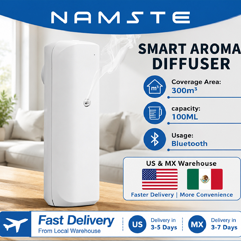 NAMASTE Aromatische olieverspr - Home Fragrance Logo recensie en prijs