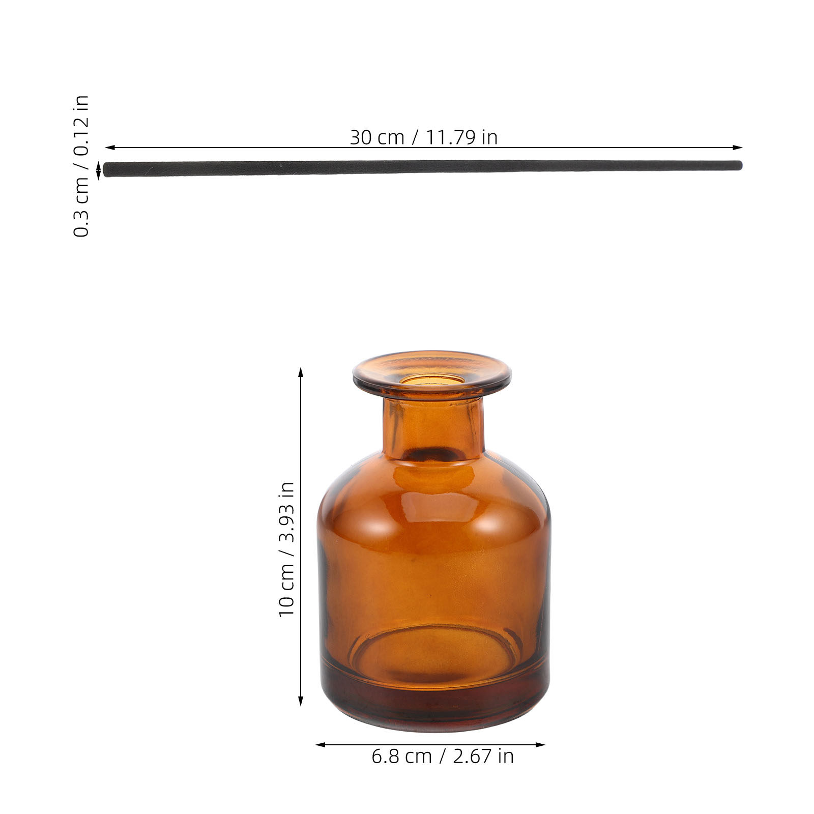 1 set glazen fles voor geursto - Home Fragrance Usa recensie en prijs